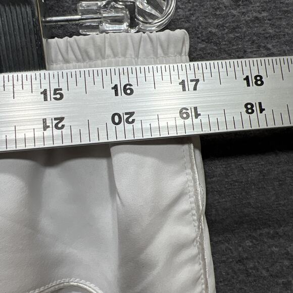 Prince Warm Up-Gym-Golf-Tennis Zipper Leg Joggers White Mens Size L - Picture 15 of 16